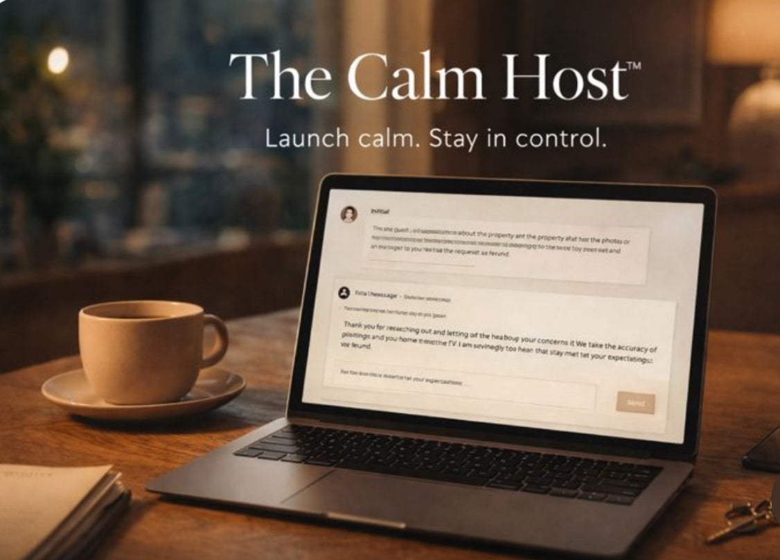 The Calm Host™ - AI Co-Host for Airbnb | STR Launch System