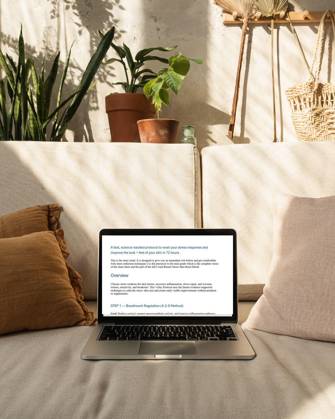 Skin Stress Reset Cheat Sheet (3-Day Ritual)