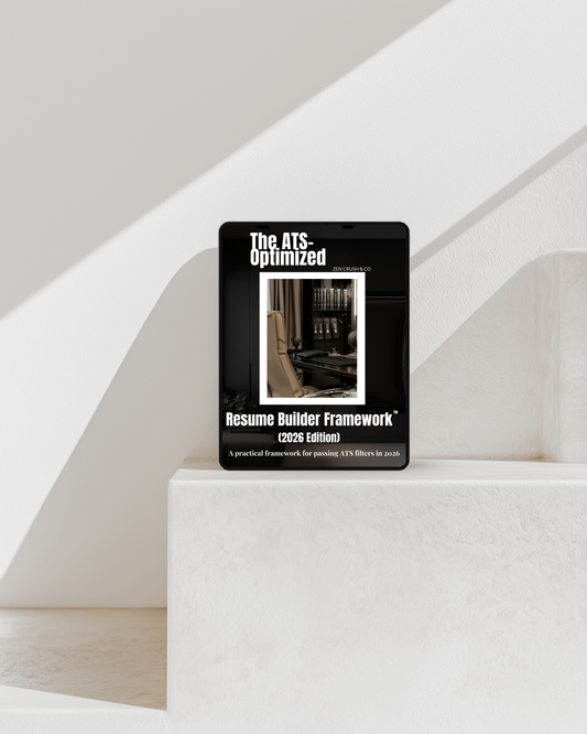 The ATS-Optimized Resume Builder Framework™ (2026 Edition)