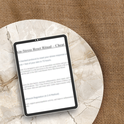 Skin Stress Reset Cheat Sheet (3-Day Ritual)