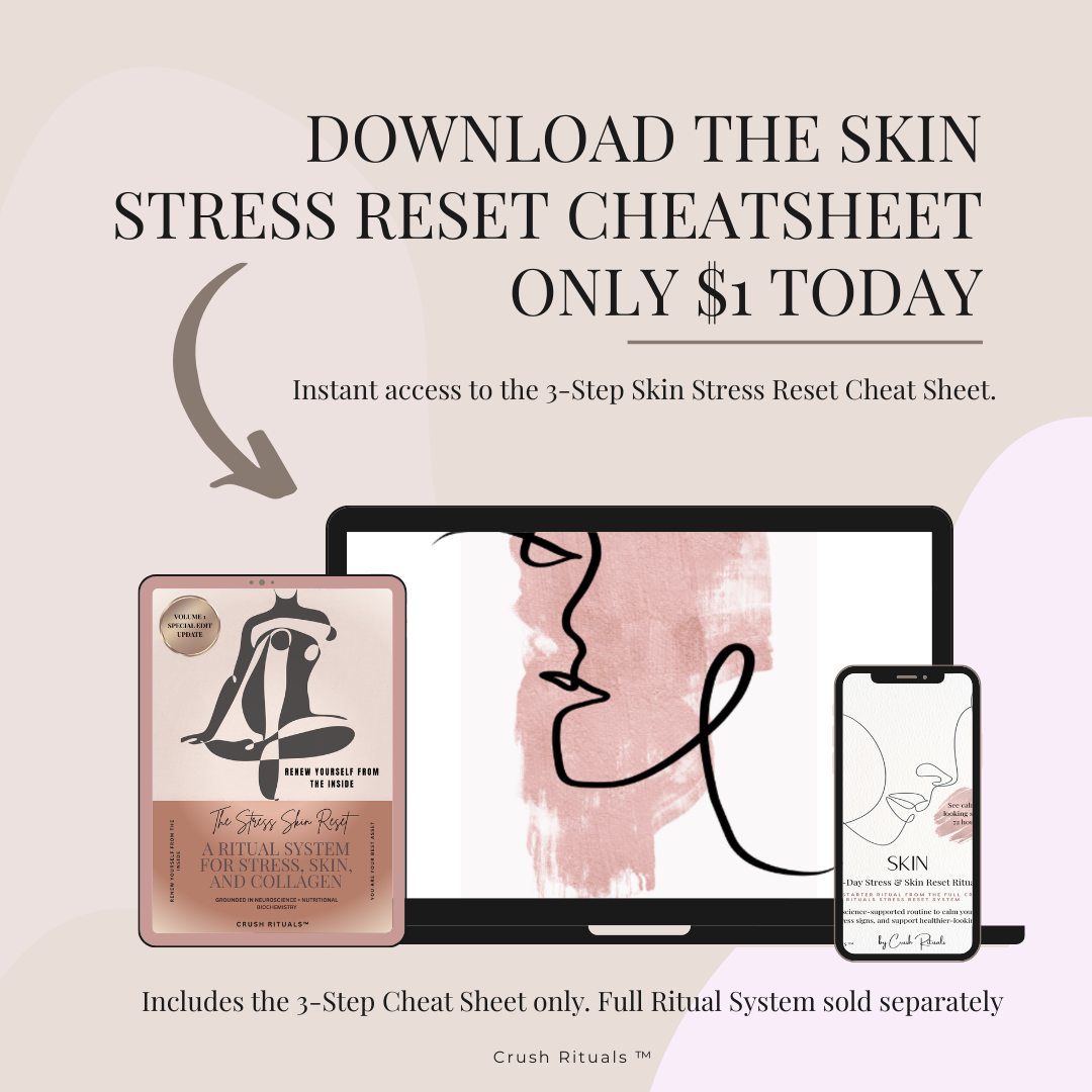Skin Stress Reset Cheat Sheet (3-Day Ritual)