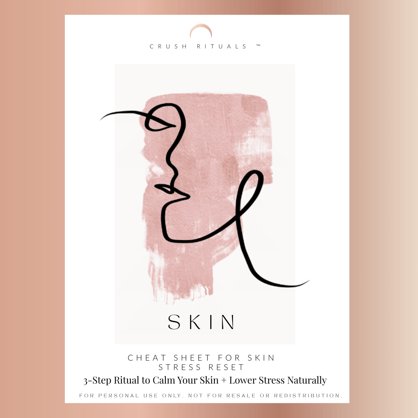 Skin Stress Reset Cheat Sheet (3-Day Ritual)